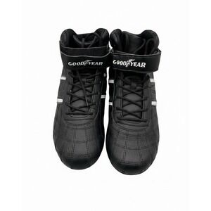 Goodyear Racing Shoes Black White Motorsport Sneakers Men Size 11 Y2K Streetwear